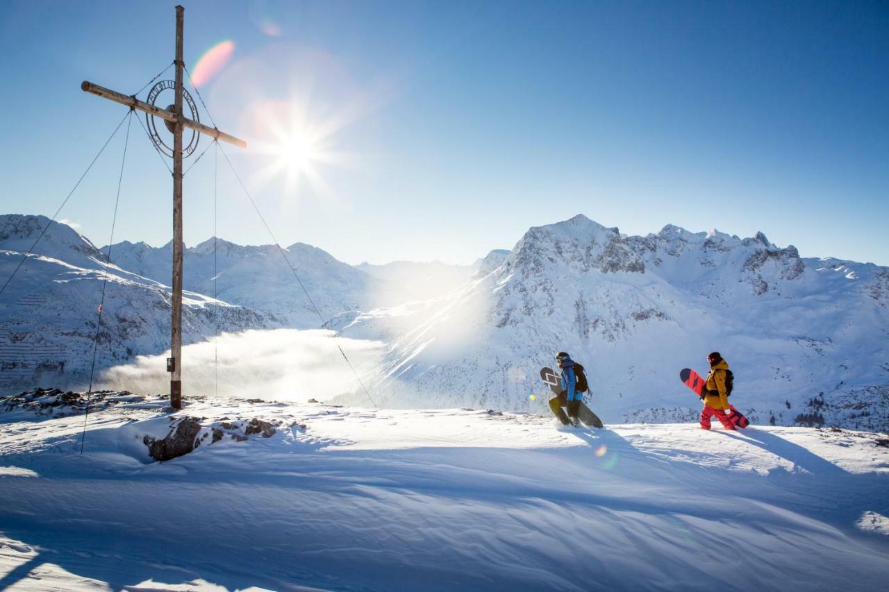 Westwood-Apartment Mit Indoorpool Und Sauna Wald am Arlberg Exteriör bild