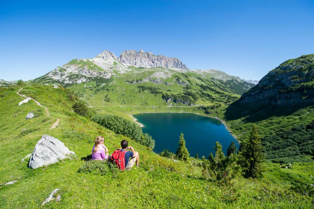 Westwood-Apartment Mit Indoorpool Und Sauna Wald am Arlberg Exteriör bild